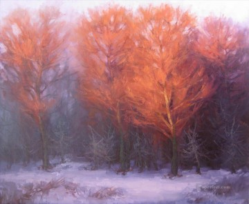 Bosque Painting - luz de invierno